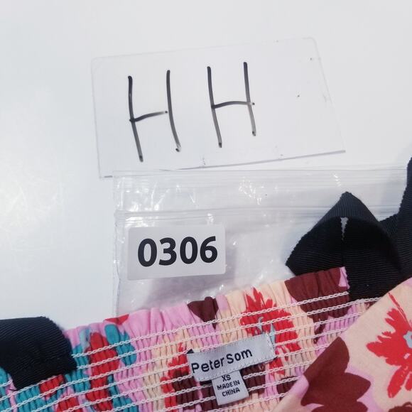 Peter Som Floral Smocked Baby Doll Blouse - Picture 12 of 12